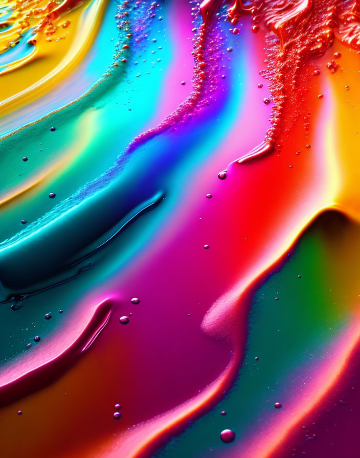 paint in water