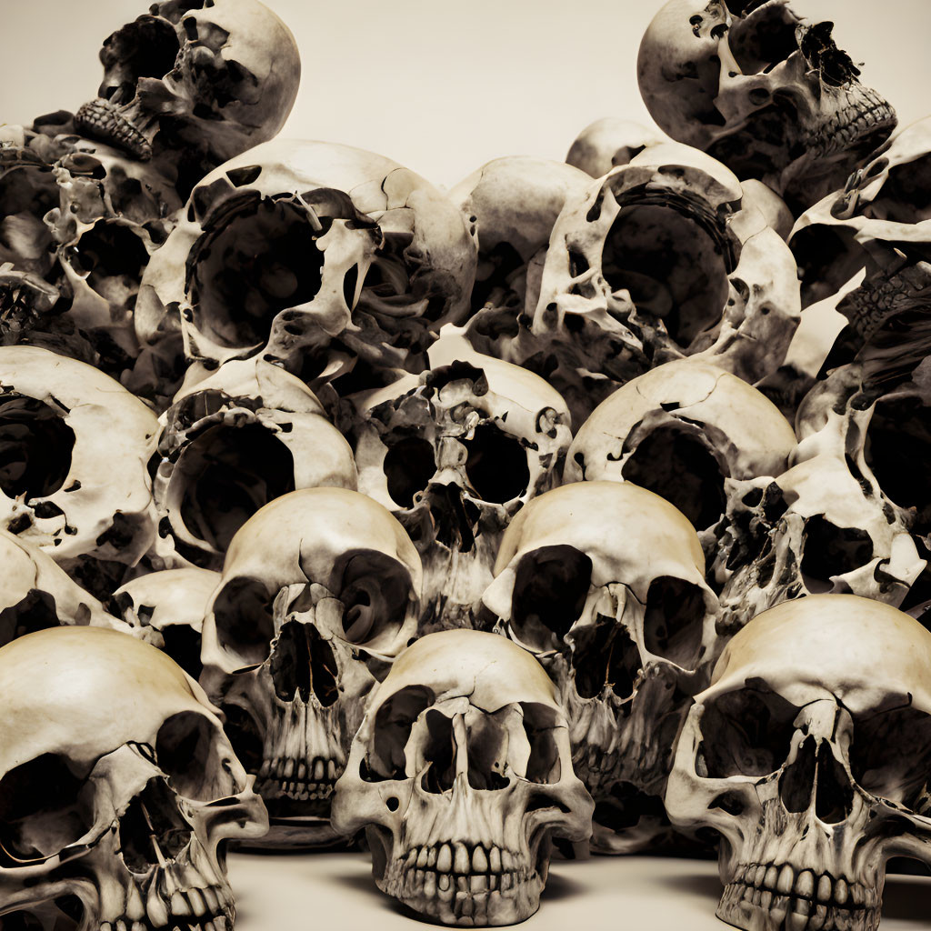 pile of skulls - © art by mars™