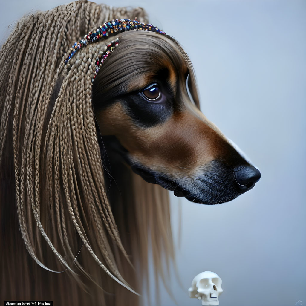  Afghan Wig Dog - © art by mars™