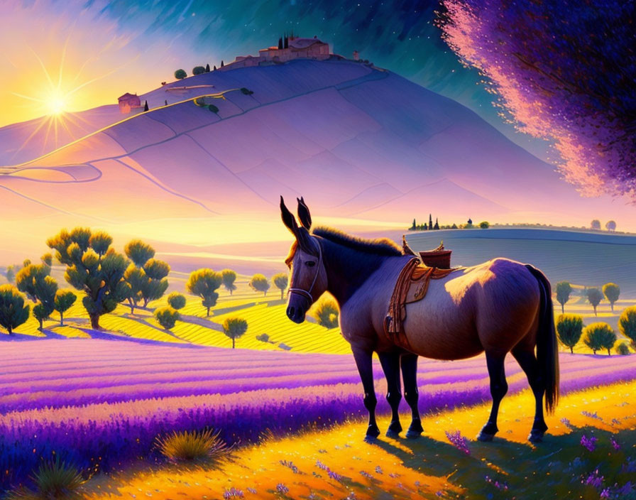 Donkey in Provence