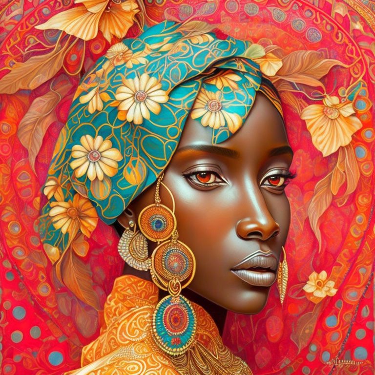 African woman portrait