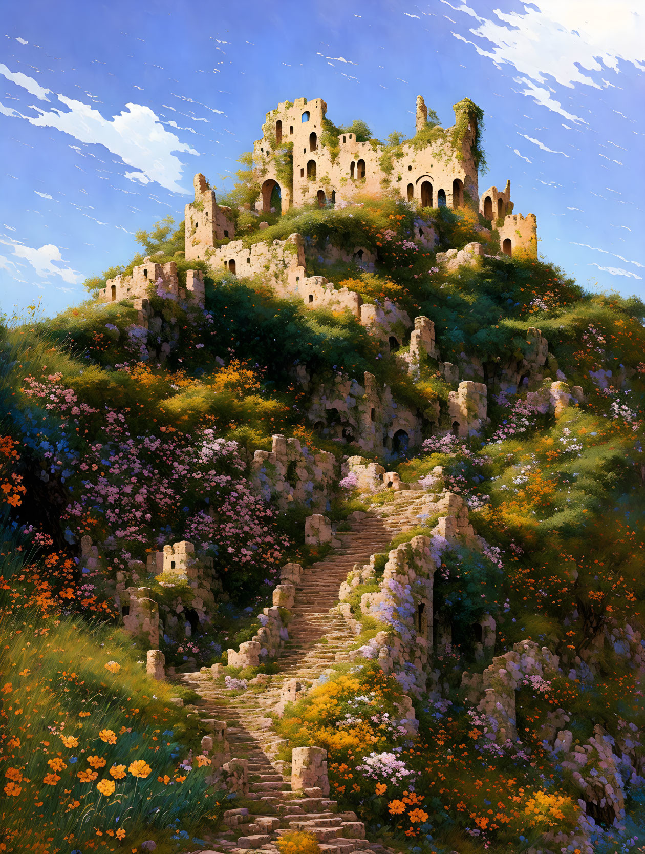 Ruins of an ancient castle