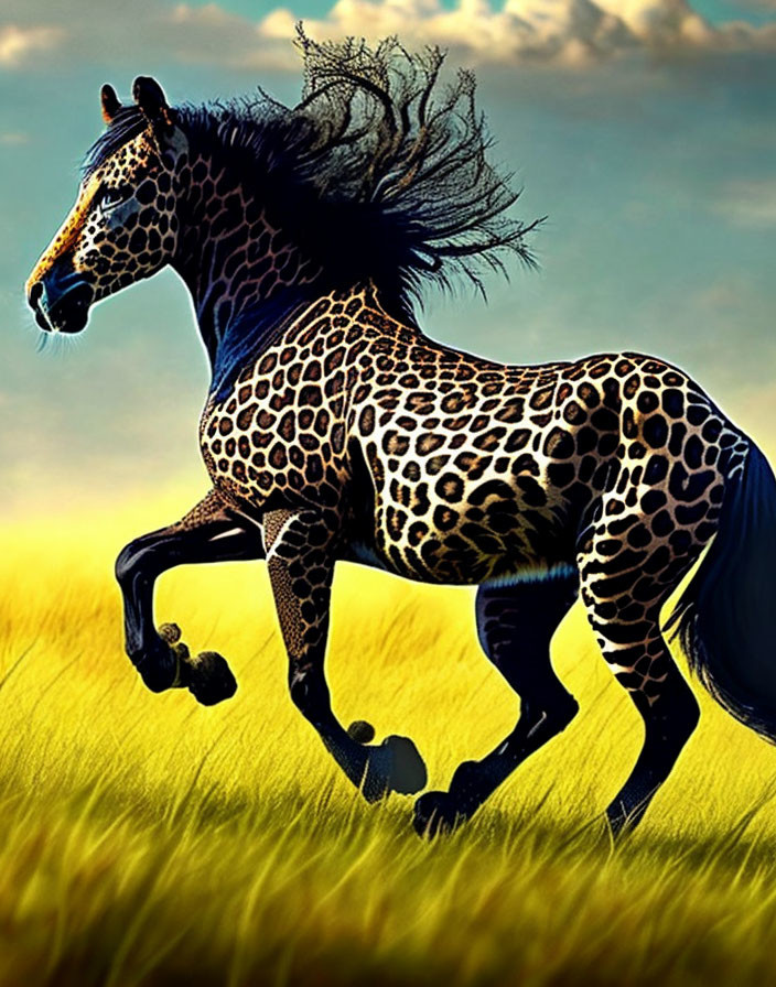 Leopard Horse