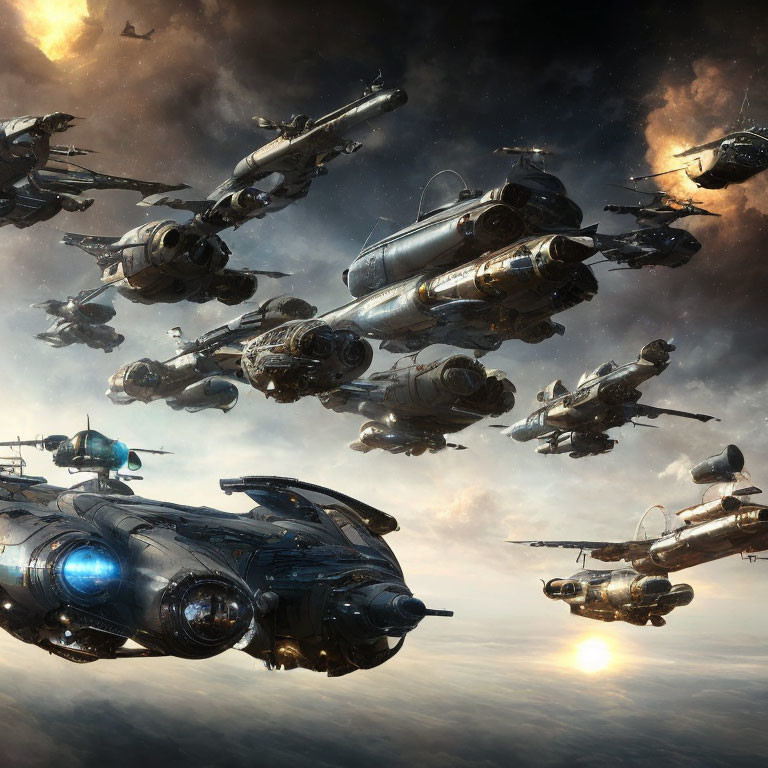 Steampunk Space Fleet