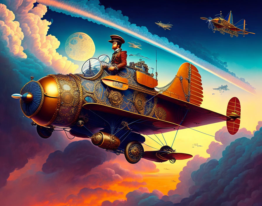 Steampunk Aeroplane