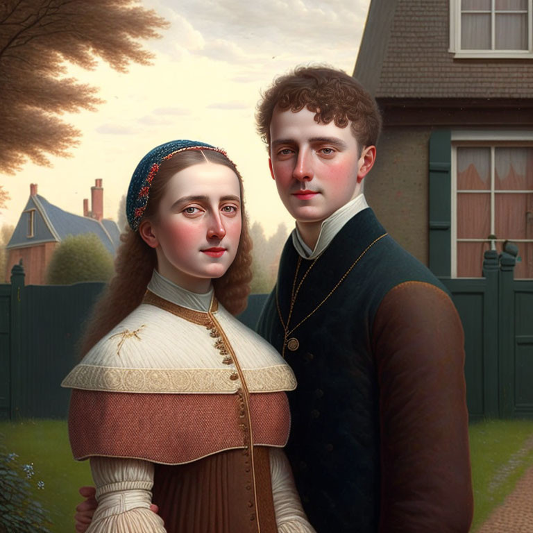 A 17th Century Couple Portrait