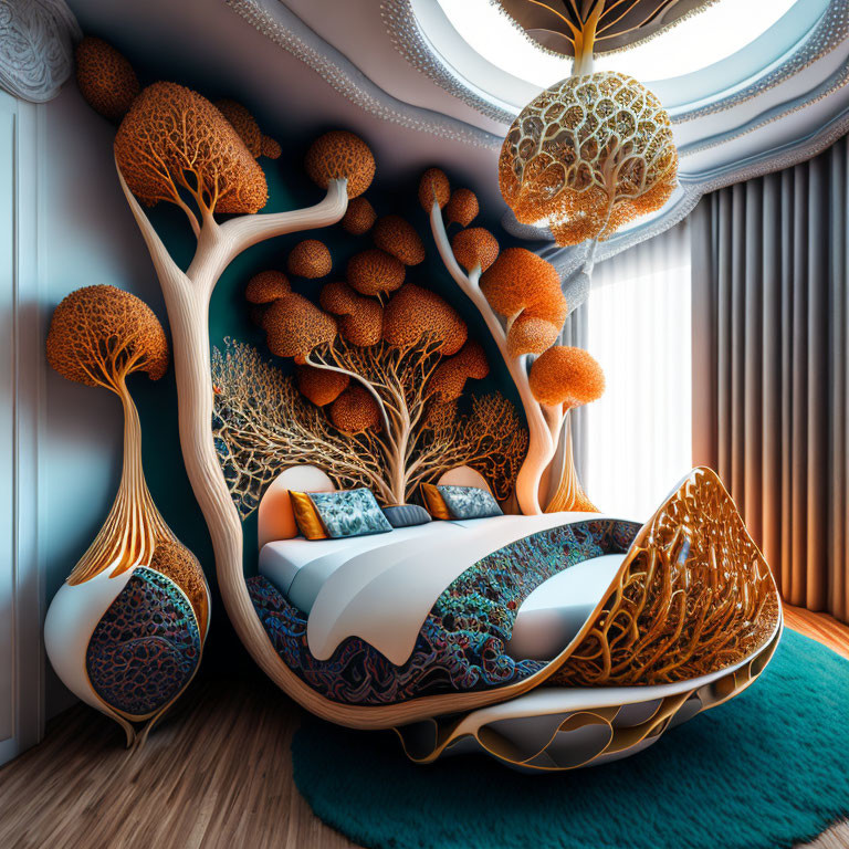 The Coral Reef Bedroom