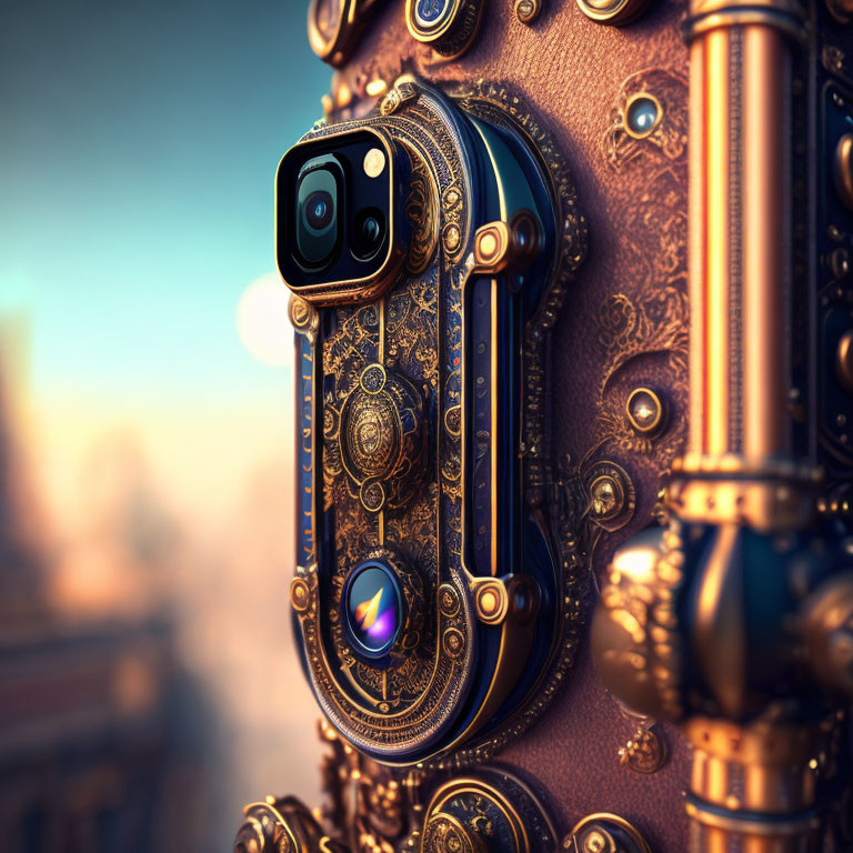IPHONE 14 PRO MAX 5 in steampunk style