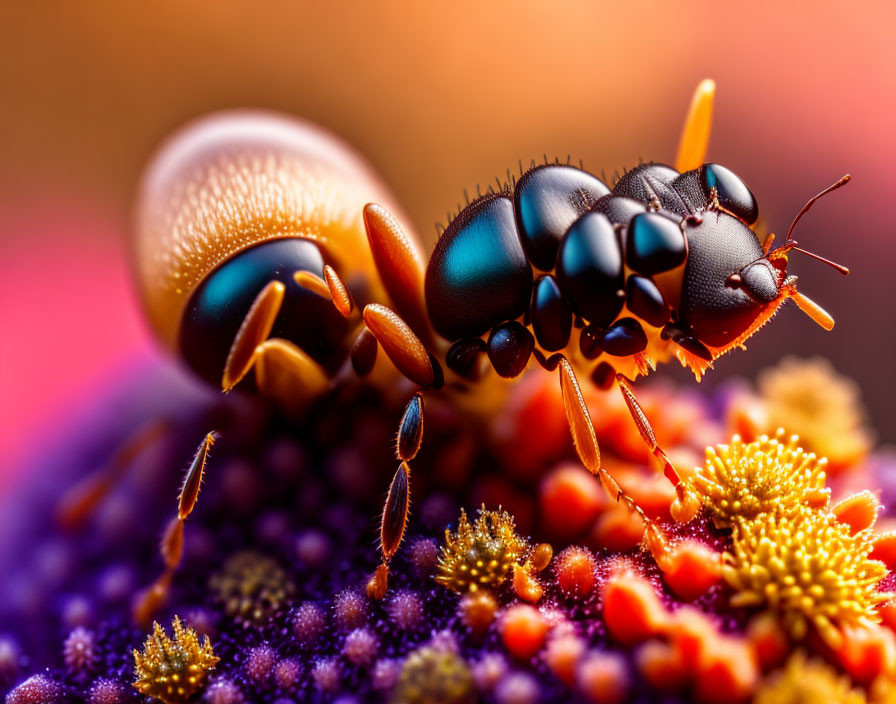 Macro photo of an ant 