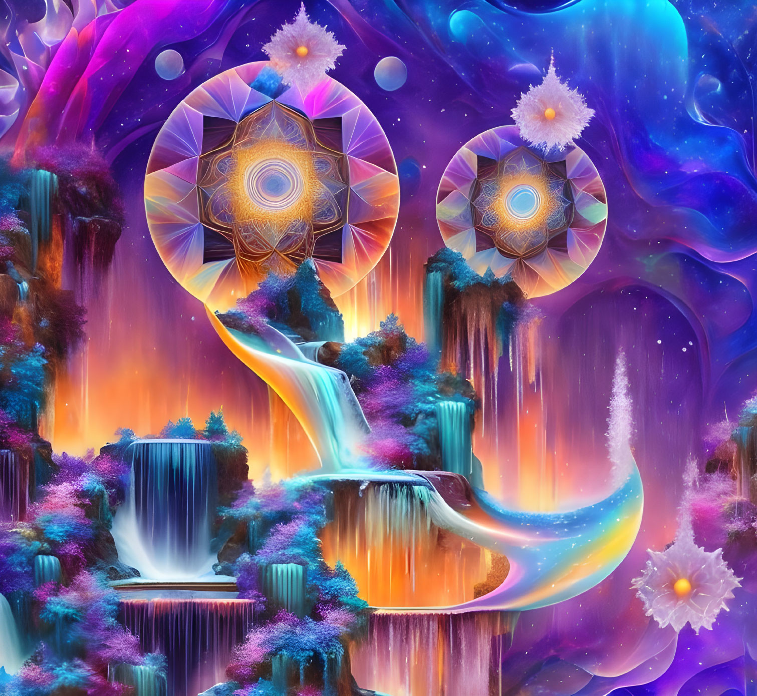 Celestial Waterfalls