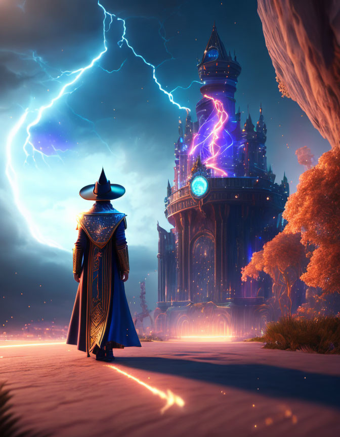 Wizard at Lightening Tower