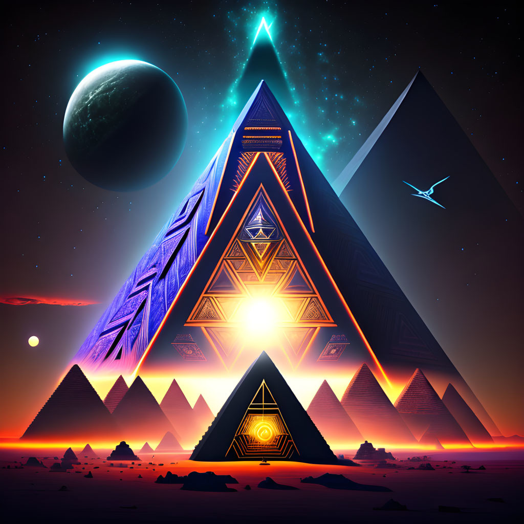 Ancient Alien Pyramid 