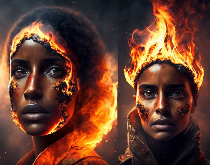 Faces of fire 