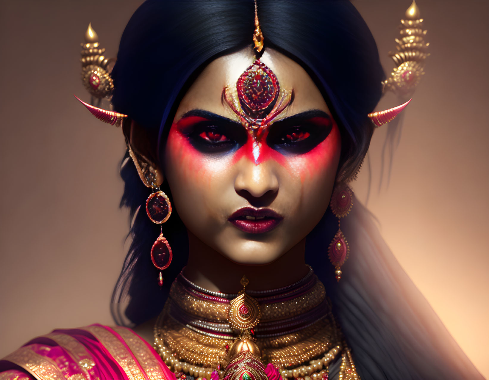  Indian rakshasa demonic girl