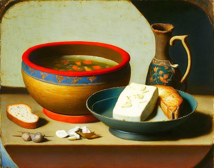 Still life with soup