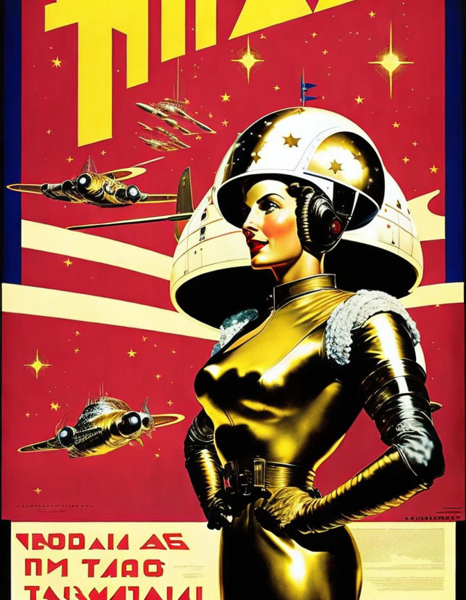 Space pilot poster