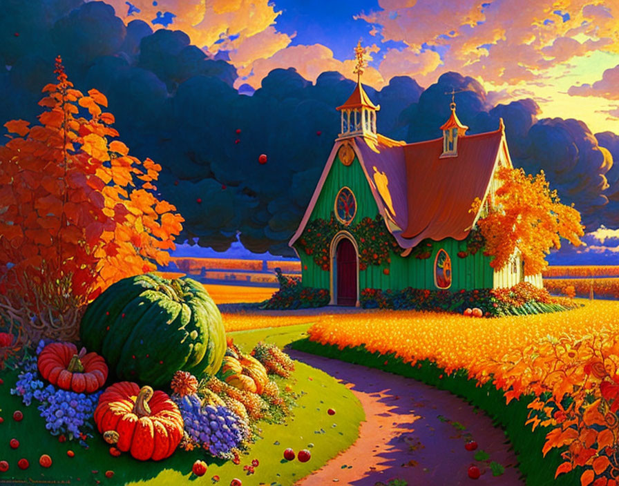 Autumn chapel