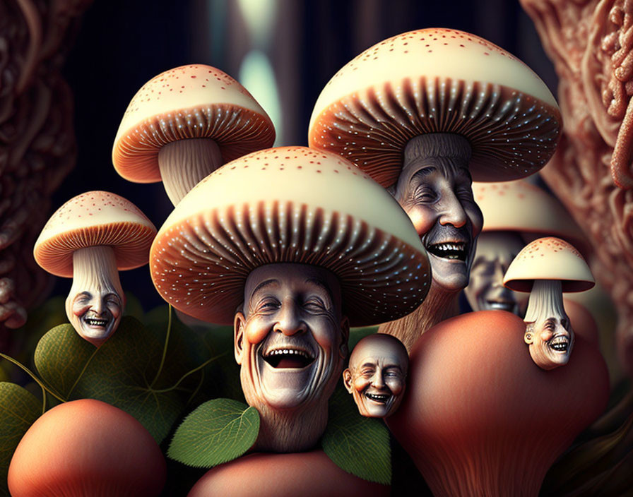 happy  mushroom, happy day