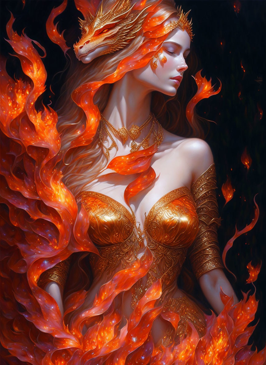 Dragon Queen, the element of Fire