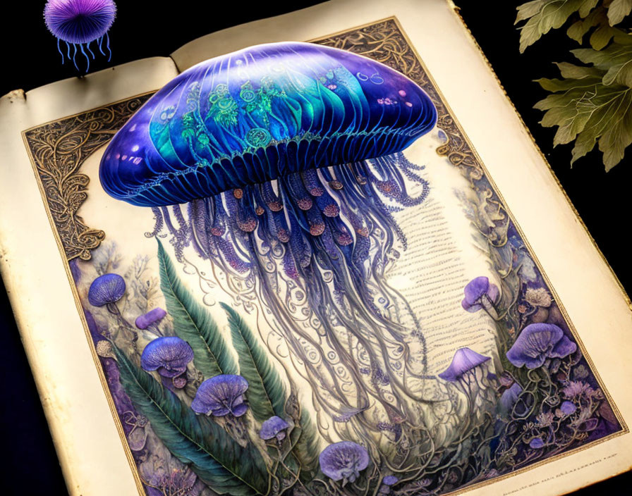 Jellyfish and plants