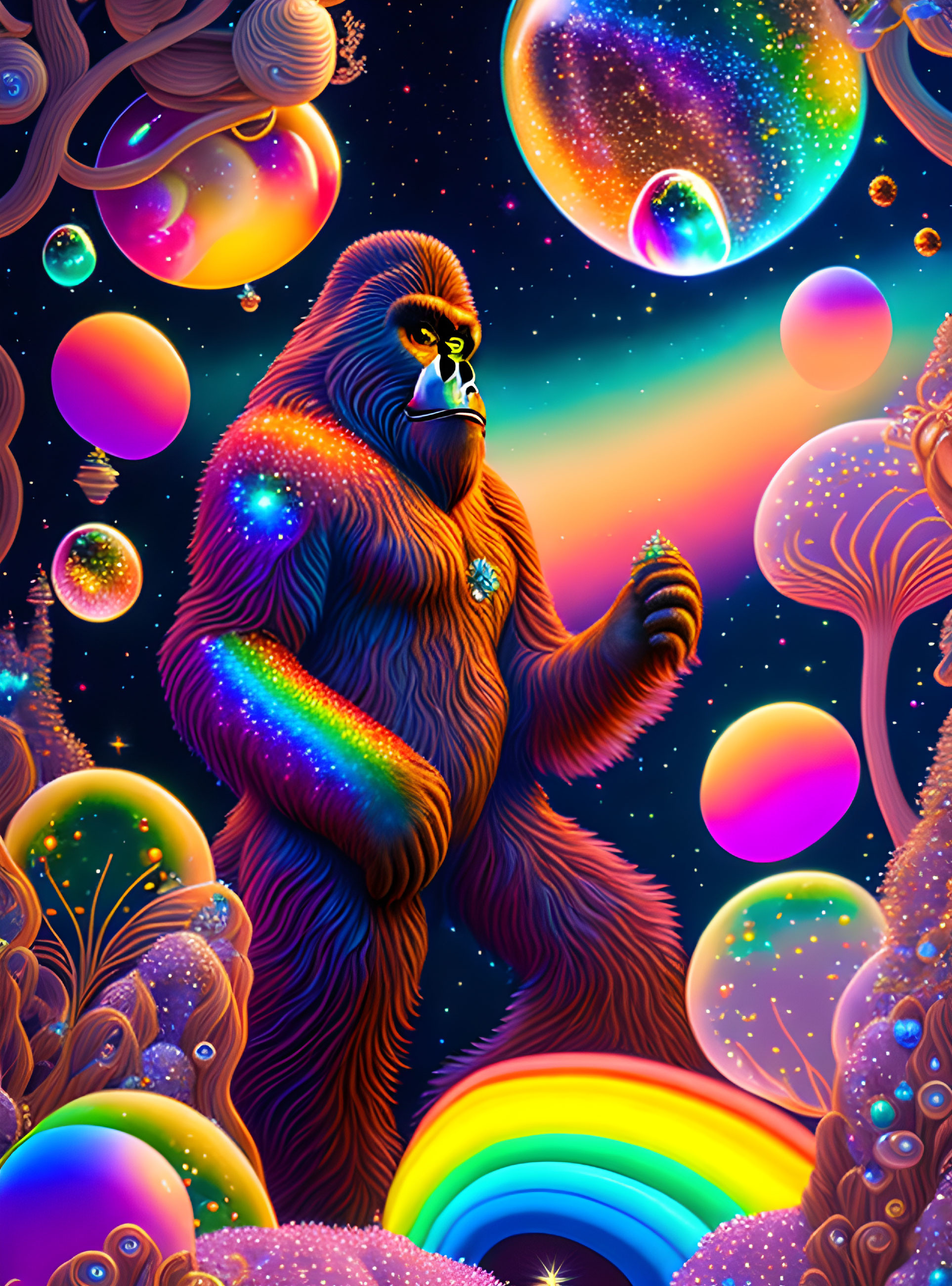 Bigfoot in Psychedelic Land 