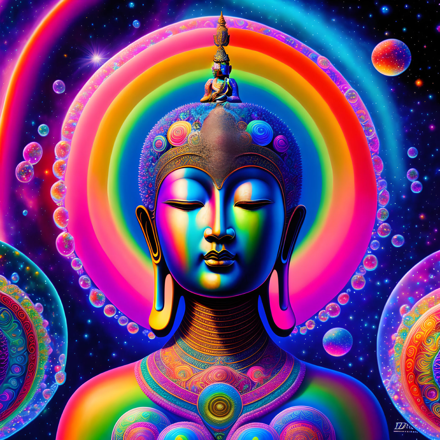 Psychedelic Buddha