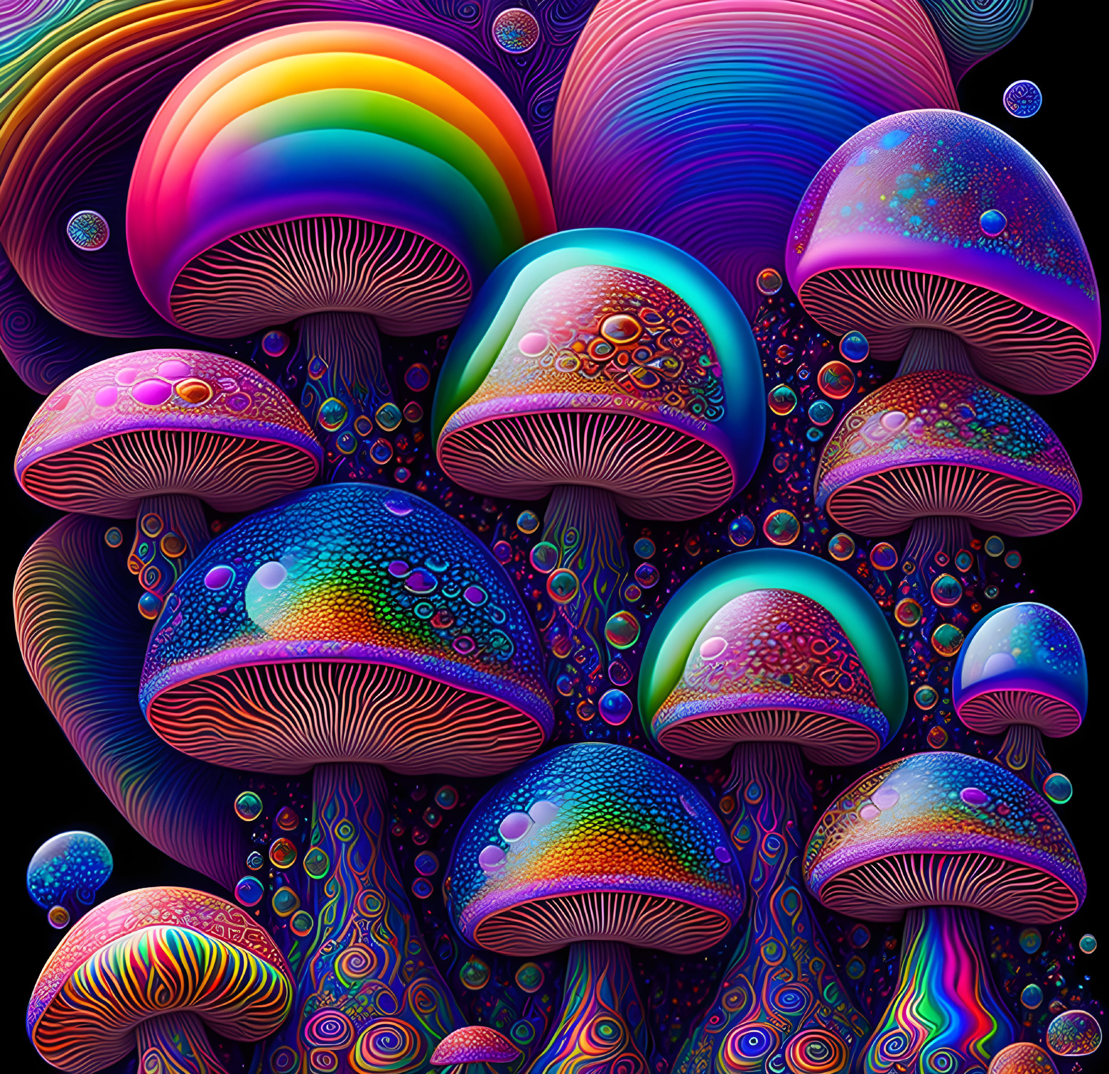 Magic Mushrooms from another planet 