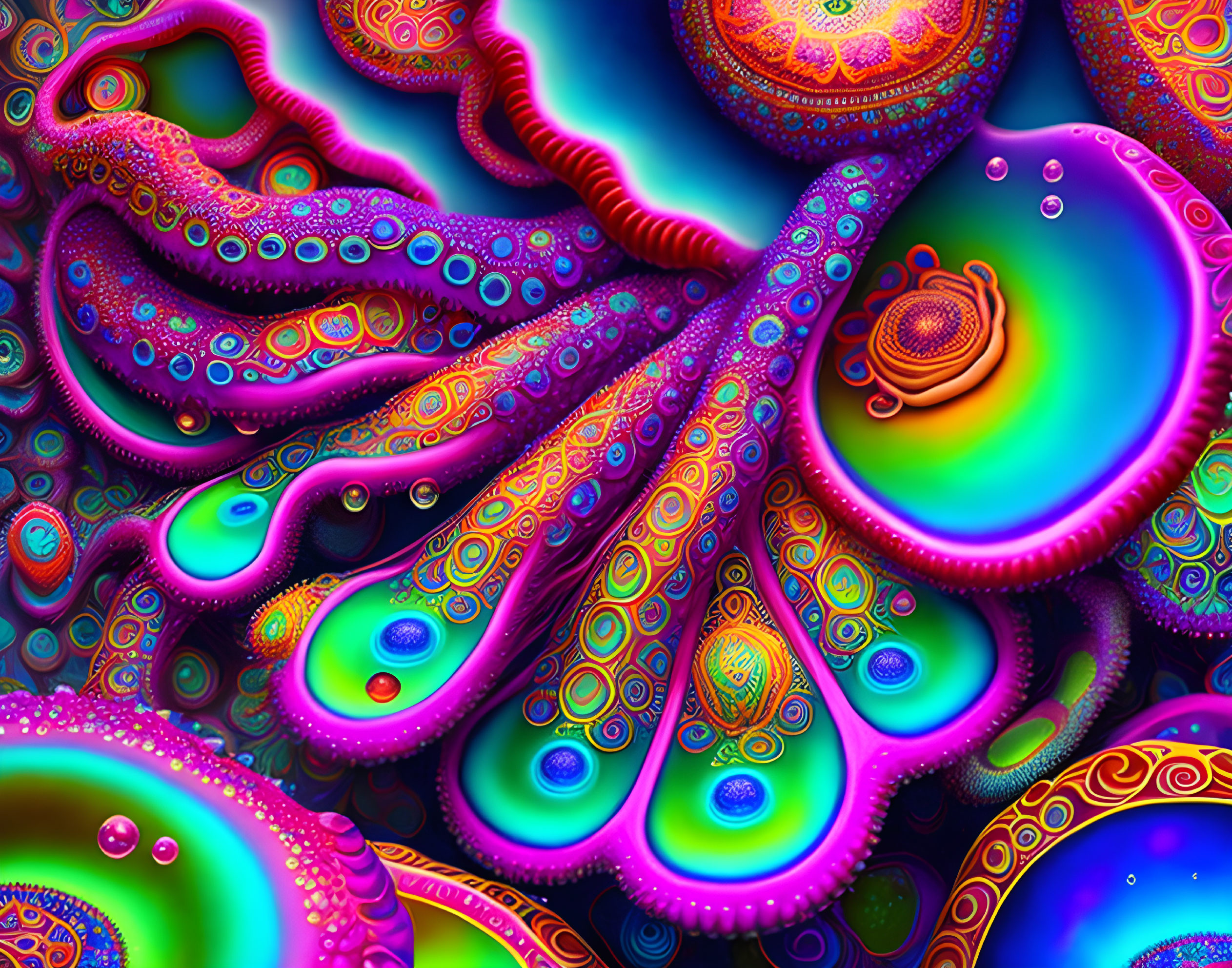 Psychedelic octopus 