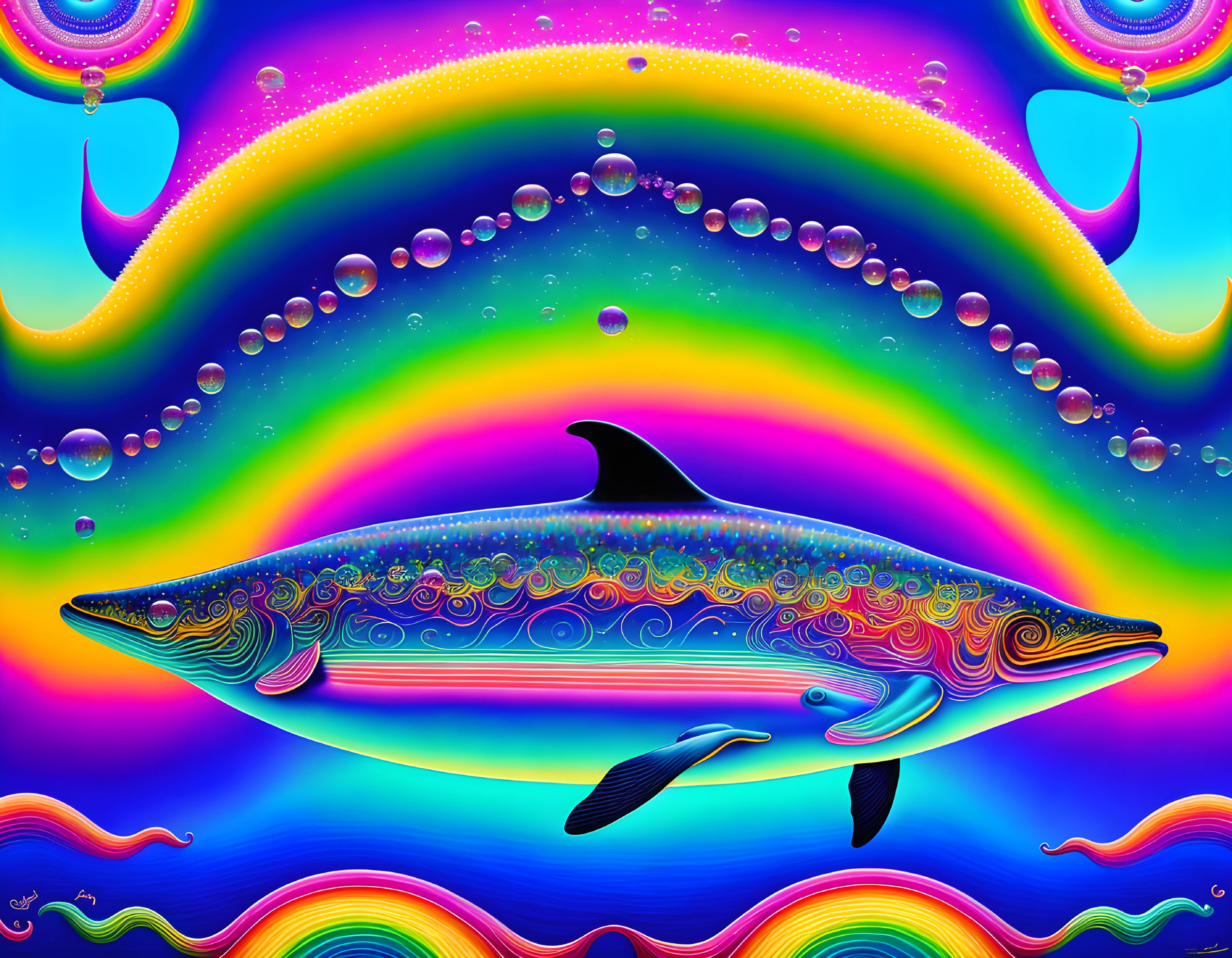 Psychedelic orca