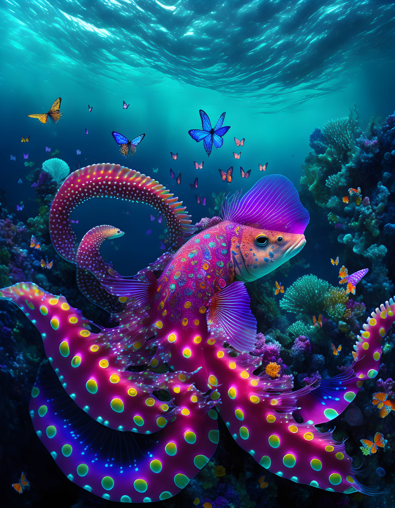 Hybrid sea creature