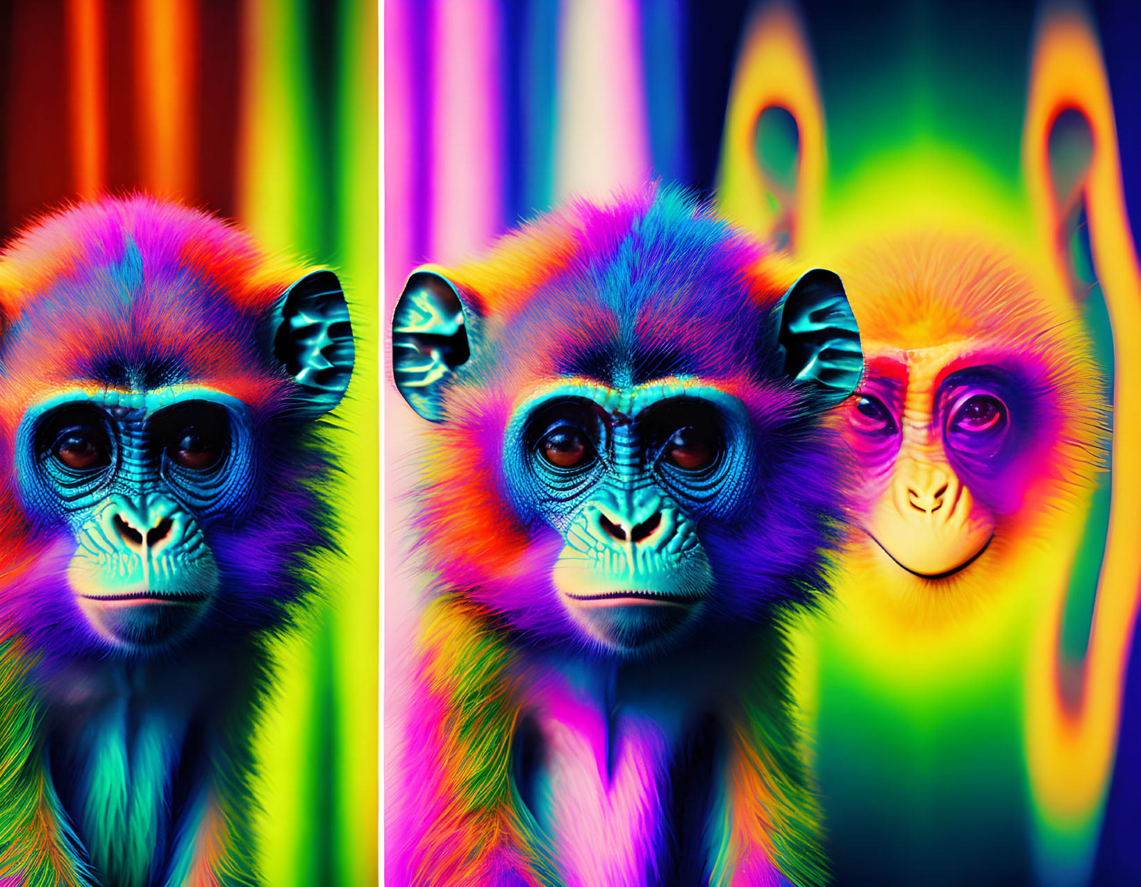 Psychedelic monkey 