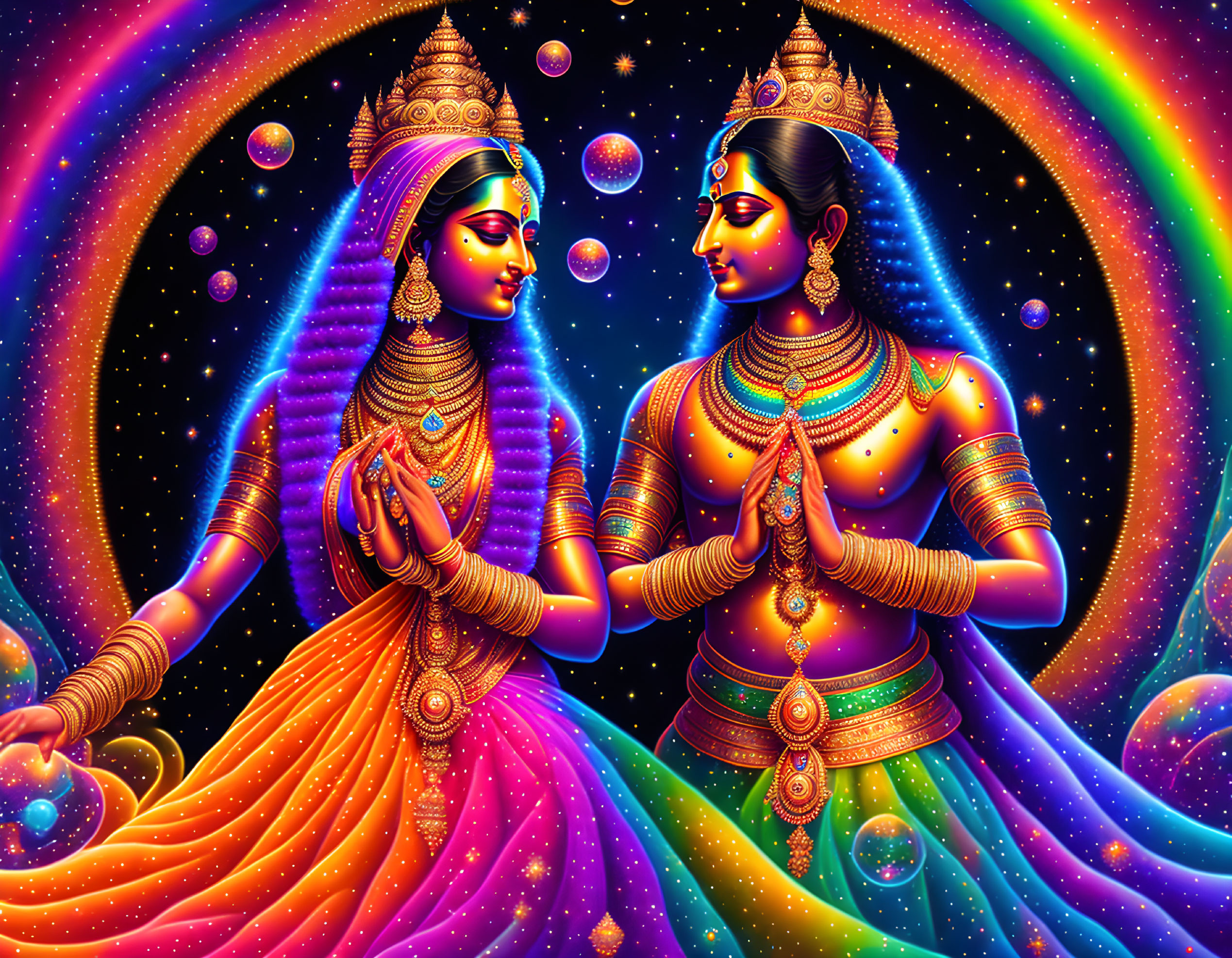 Krishna and radha