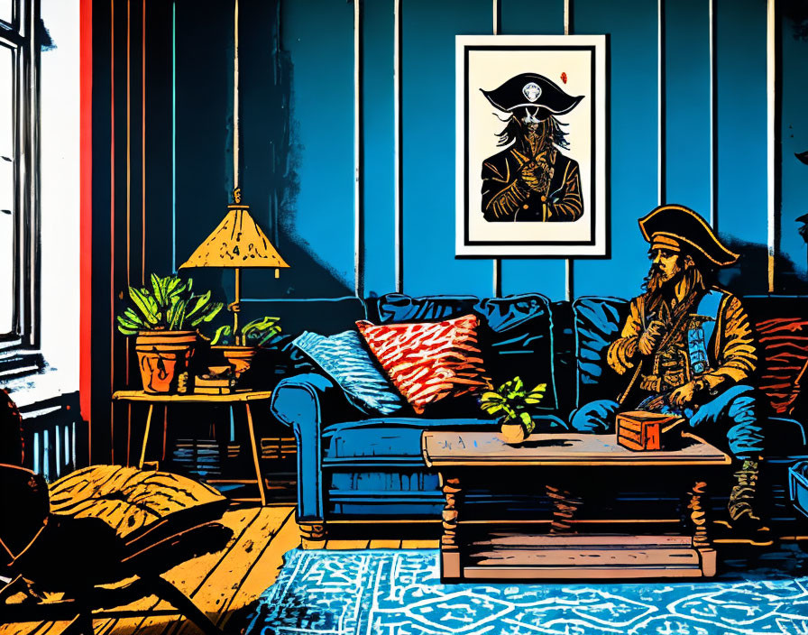 Pirates living room