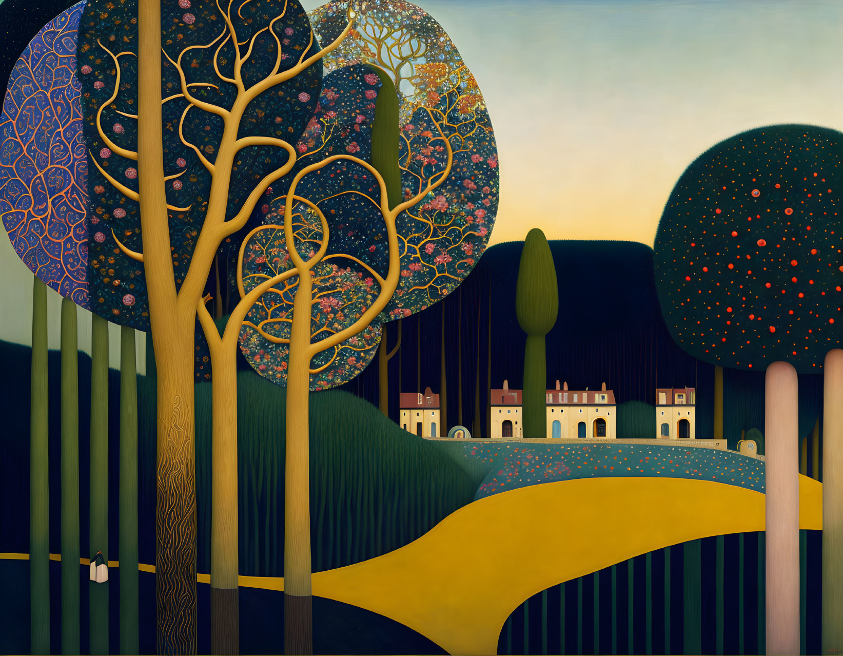 Landscape: by Henry Rousseau, Klimt, Hilma Af Klin
