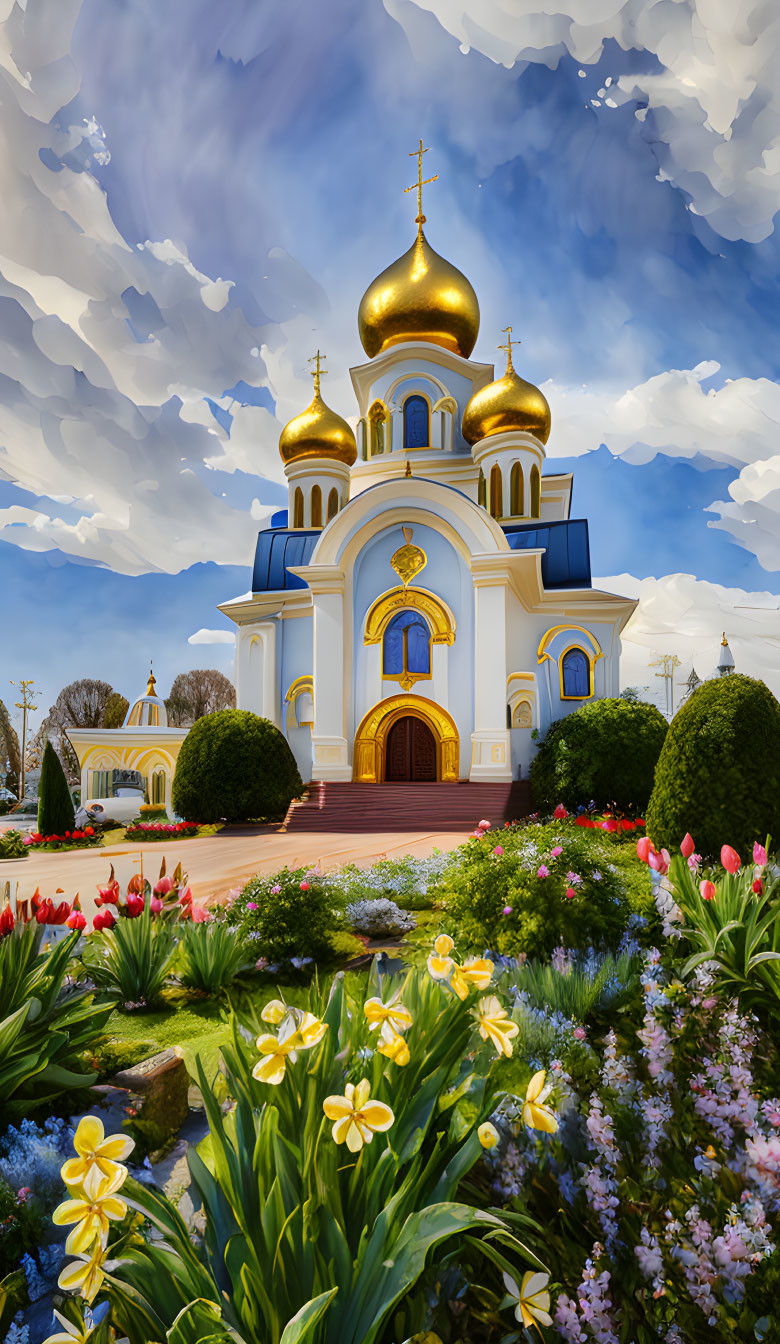 a beautiful Orthodox church