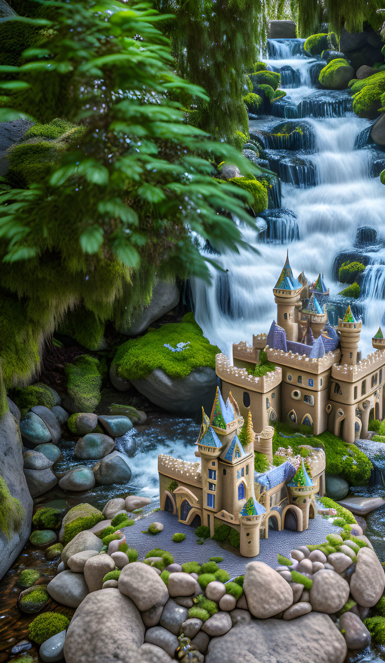 a miniature Legend of Zelda castle