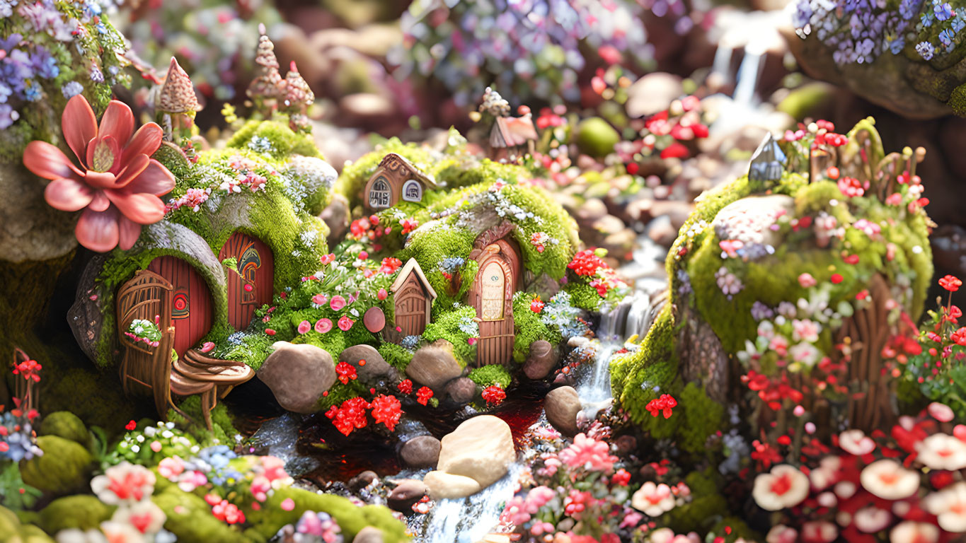 Whimsical fairy garden