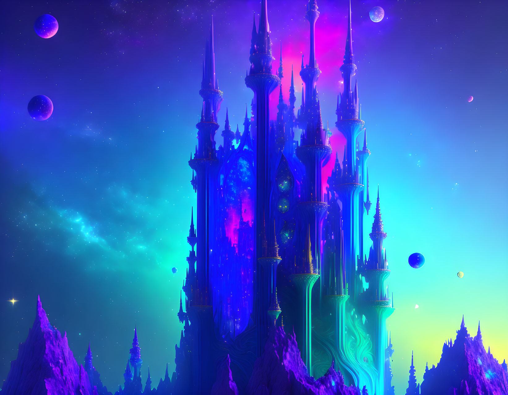 Purple Glass Castle