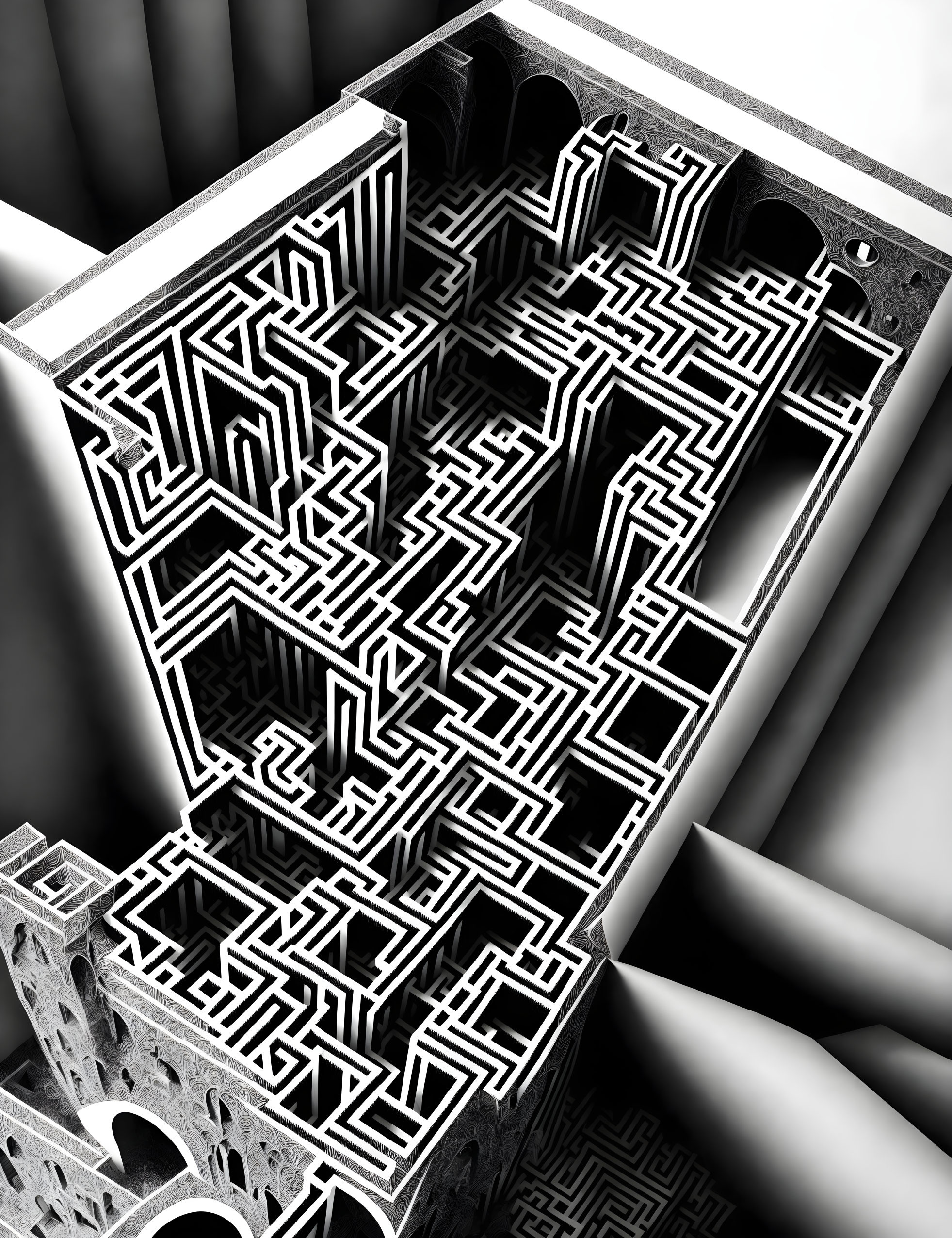 Life is like a maze.