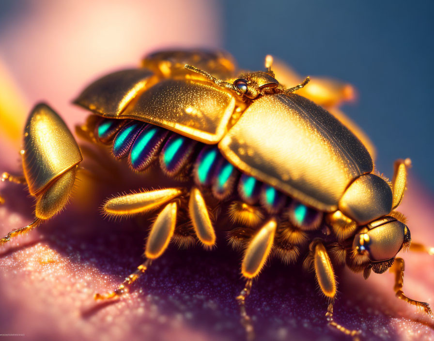 Insects: golden beetle