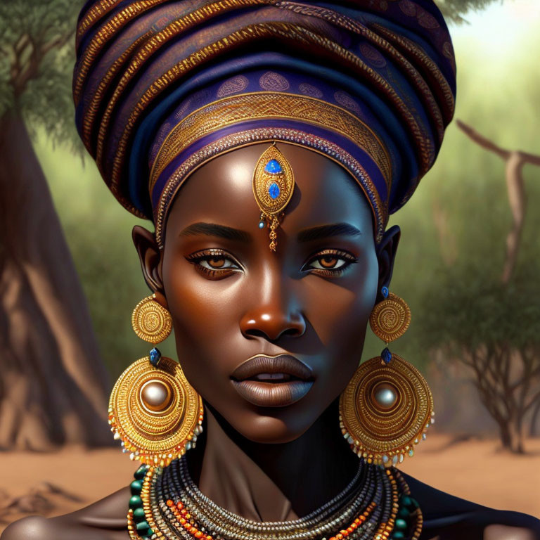 bella mujer africana