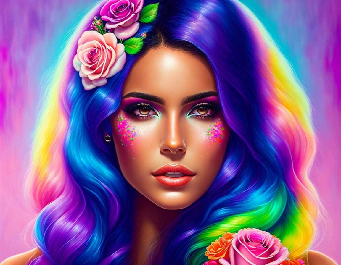 Mujer arco Iris