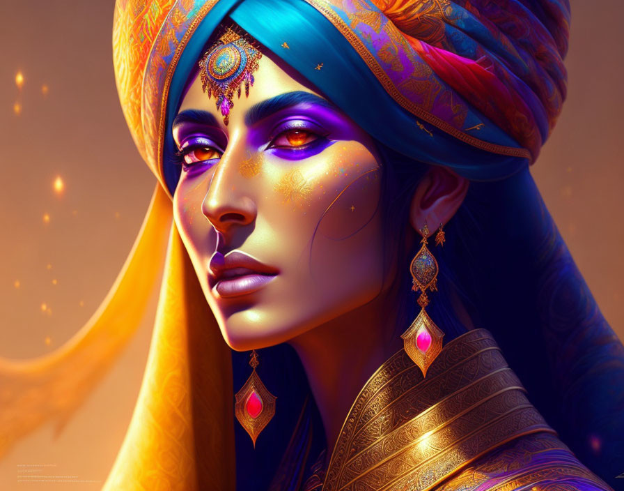 A Persian priestess 