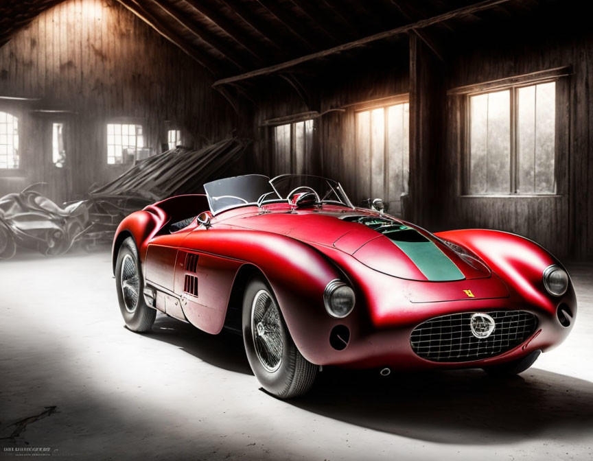Red Barchetta from a better vanished time