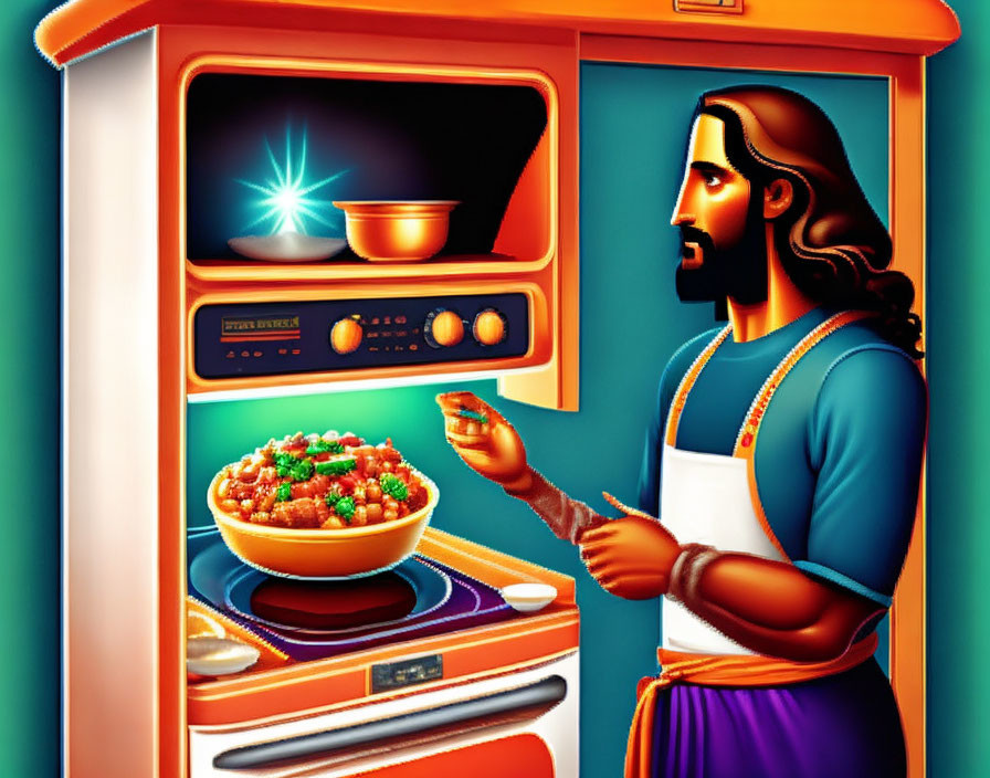 The Lord has microwaveth