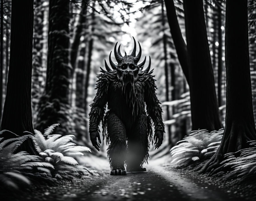 monster in forest