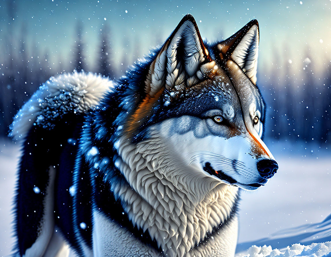 Big snow wolf rrr