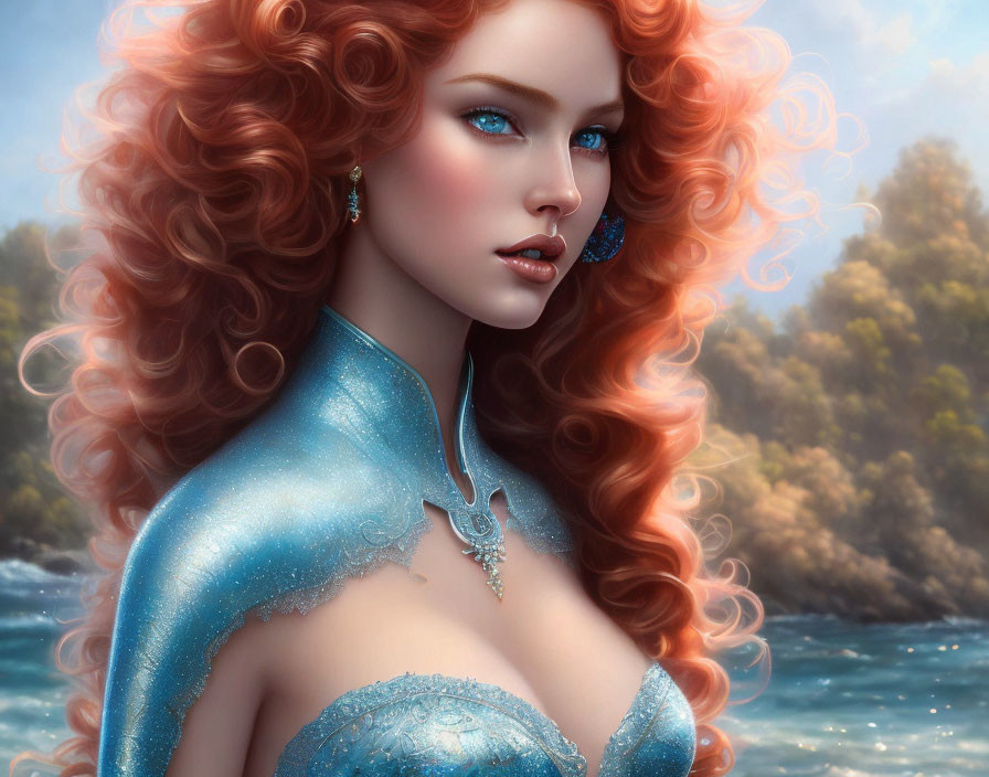 Mermaid Portrait