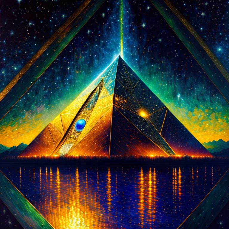 Star observatory in the pyramid