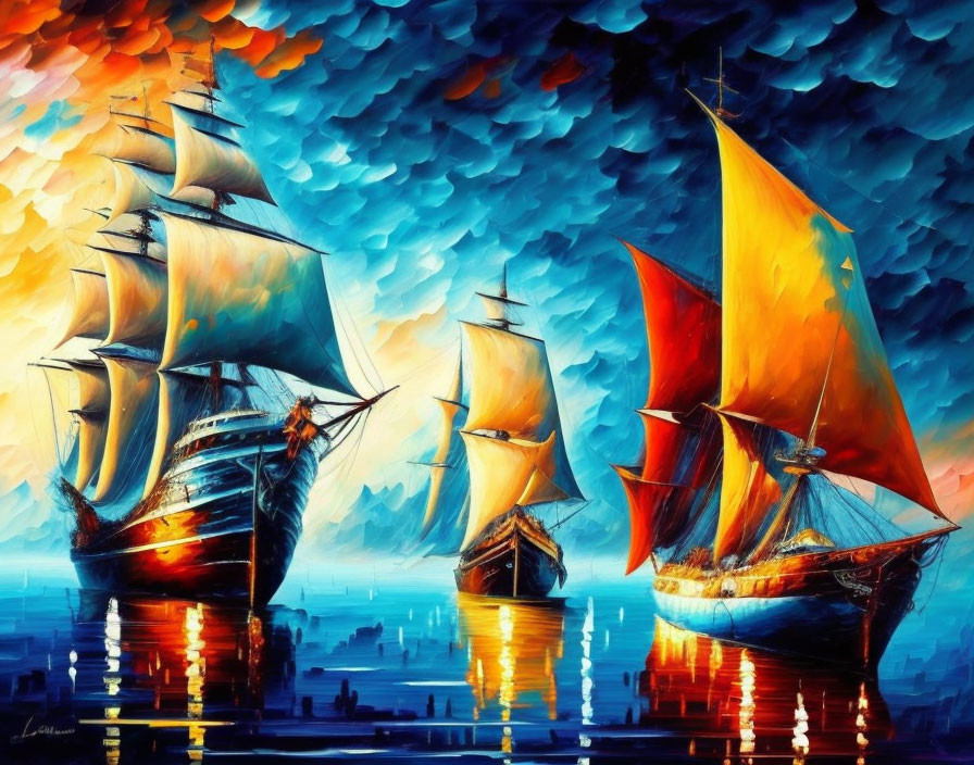Sail ships